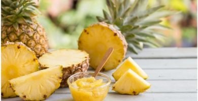 mascarilla de piña para el acne